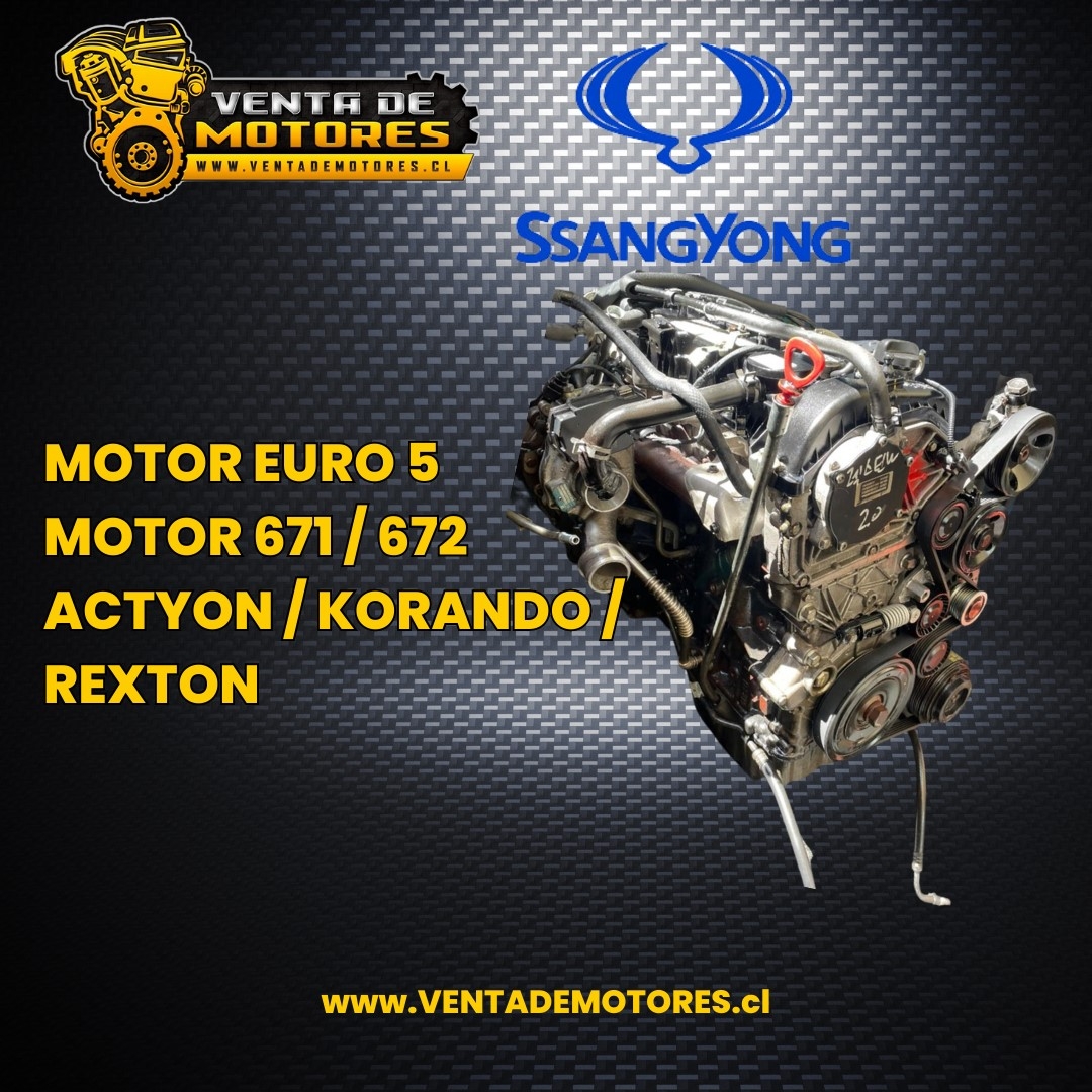 MOTOR DIESEL SSANGYONG EURO 5  VERSION 2.0