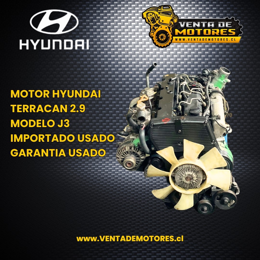 MOTOR TERRACAN 2.9 MODELO J3  DIESEL